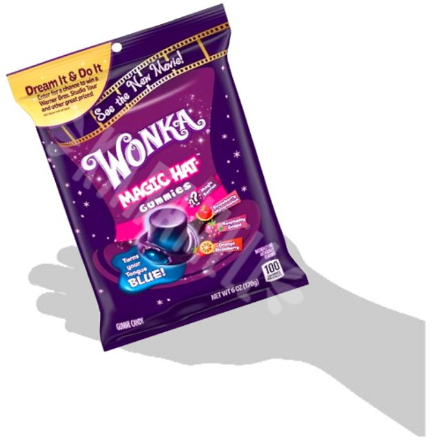 Balas Wonka Magic Hat Gummies - Mondelez - Importado Turquia