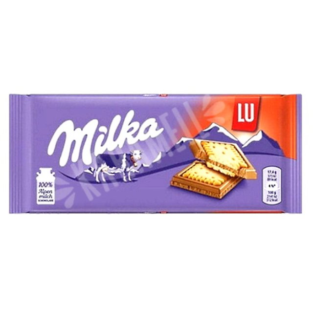 Milka Lu - Chocolate e Biscoito - Importado da Hungria