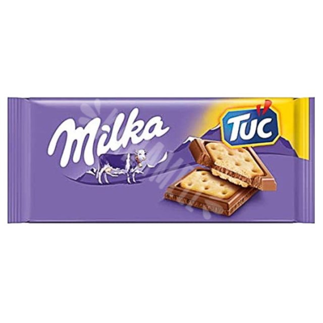 Milka Tuc - Chocolate ao Leite & Biscoito - Importado da Hungria - 87g