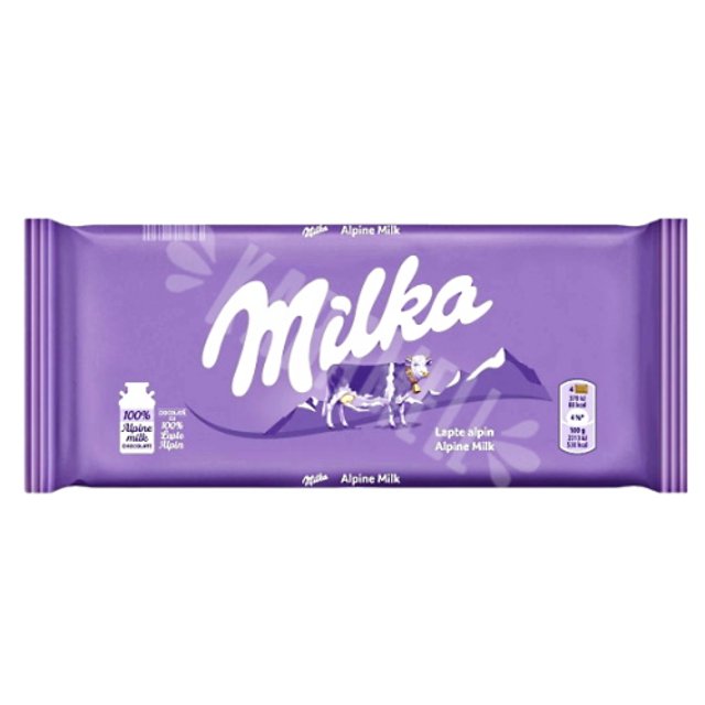 Chocolate Milka Alpine Milk - Importado Polônia