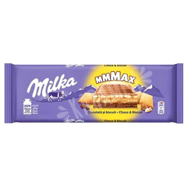 Milka Choco & Biscuit / Schoko Keks - Chocolate Importado da Polônia - 300gr