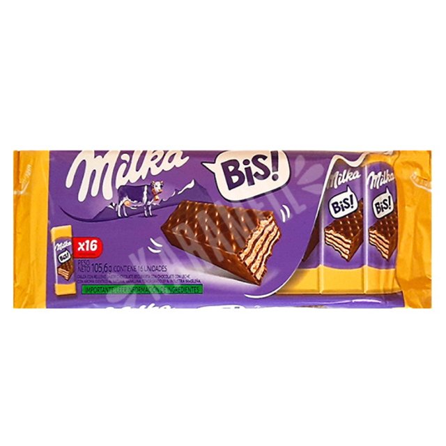 Milka Bis - Chocolate & Biscoito Wafer - Importado da Argentina