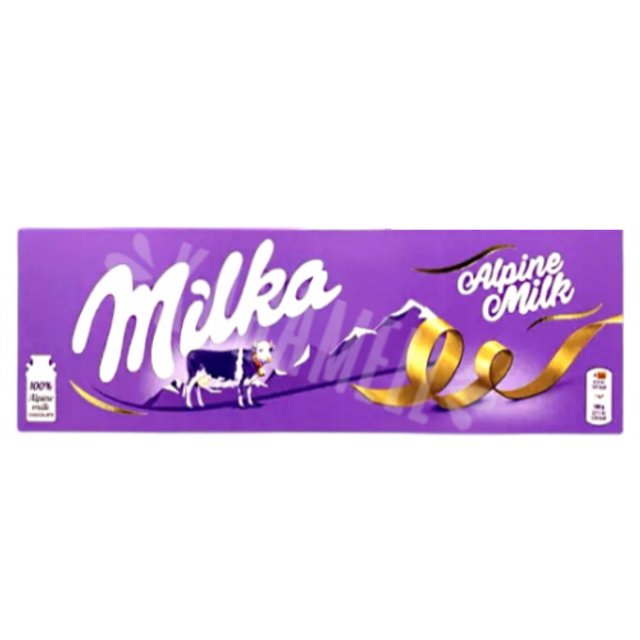 Milka Alpine Milk - Chocolate ao Leite - Importado da Áustria