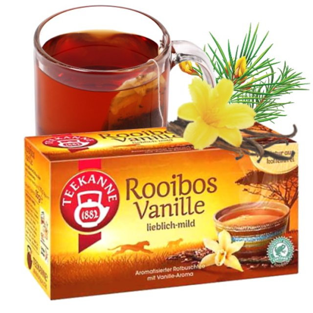 Chá de Rooibos Vanille - Teekanne - Importado Alemanha