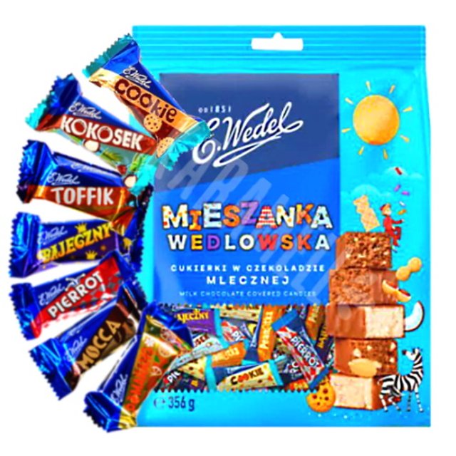 Chocolates Mieszanka Wedlowska - E. Wedel - Importado Polônia