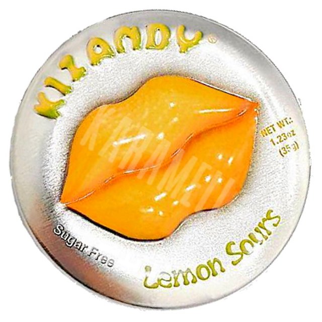 Balas Kizandy Lemon Sours - Sabor Limão - Importado EUA