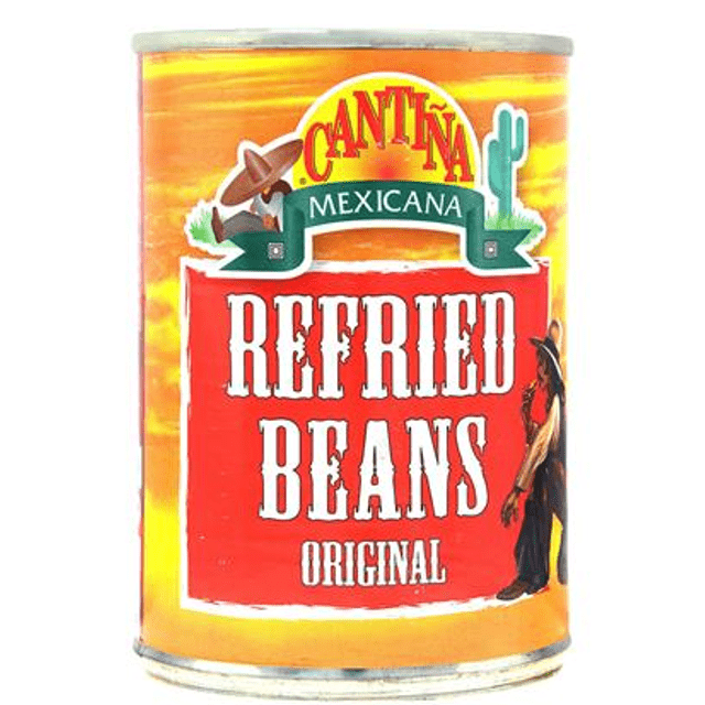 Cantina Mexicana Refried Beans - Feijões Refogados Temperados - Importado da Holanda