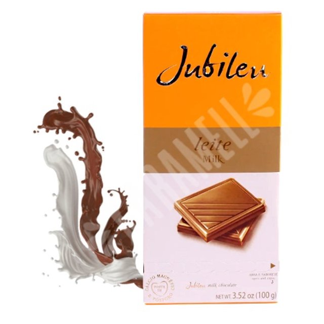 Barra de Chocolate ao Leite - Jubileu - Importado Portugal