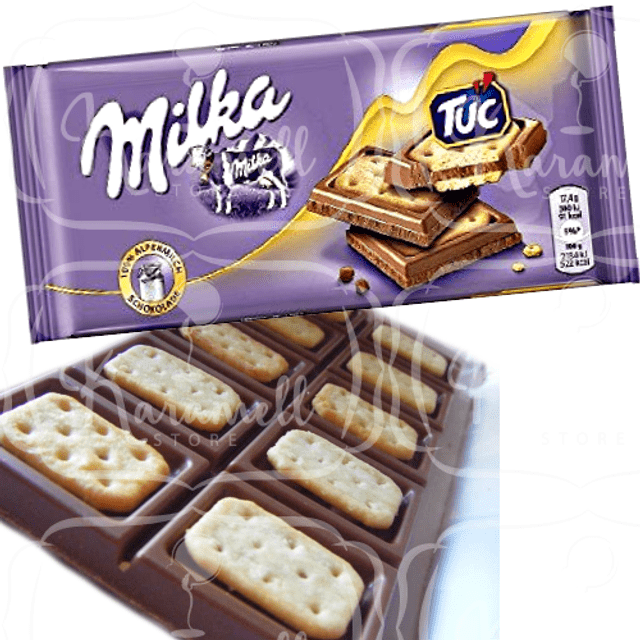 Milka Tuc 87g - ATACADO 6 Chocolates - Importado Hungria