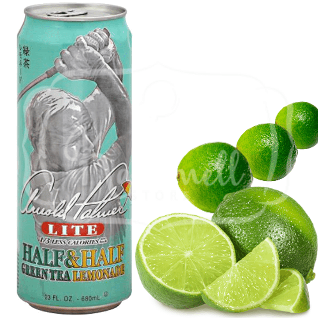 Arizona Lite Half & Half Green Tea Lemonade - Arnold Palmer - Bebida Importada USA