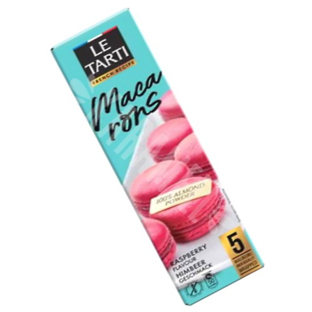 Macarons Raspberry - Biscoito Le Tarti - Importado Rússia