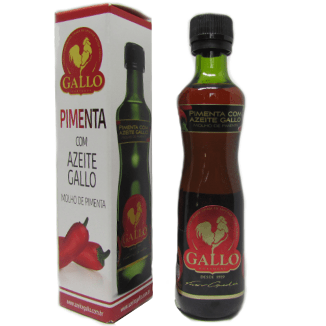 Azeite Gallo e Pimenta Malagueta - PREMIUM - Importado de Portugal