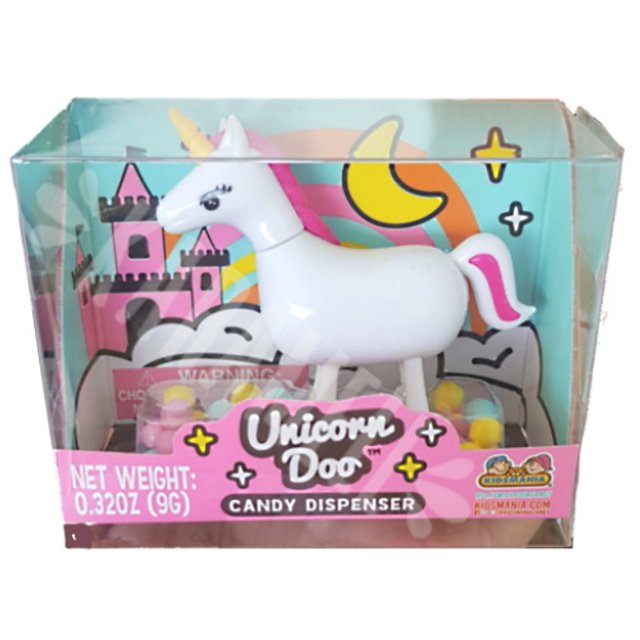 Dispenser Balas Unicorn Doo White - Importado