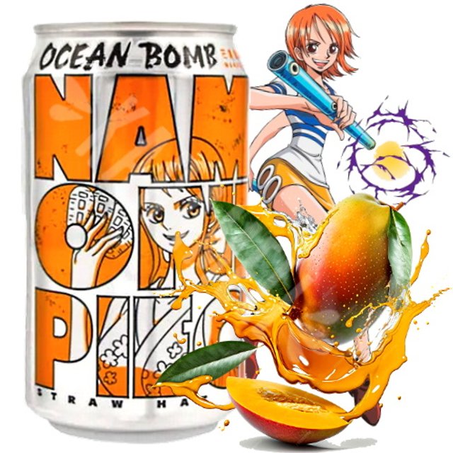 Refrigerante One Piece Nami - Sabor Manga - Importado