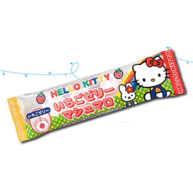 Doce Importado do Japão - Marshmallows Com Morango Hello Kitty