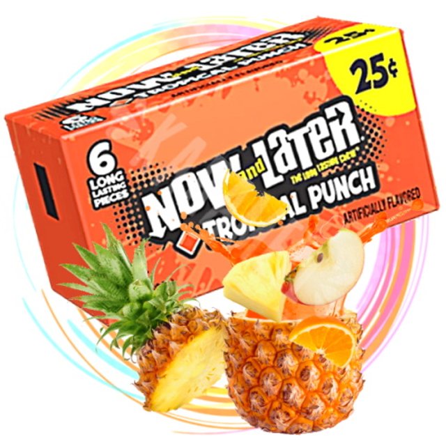 Now and Later Tropical Punch - Ferrara Candy - Importado México
