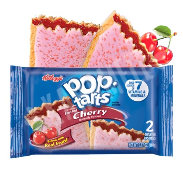 Pop Tarts - Biscoito Americano Frosted Cherry - Importado USA