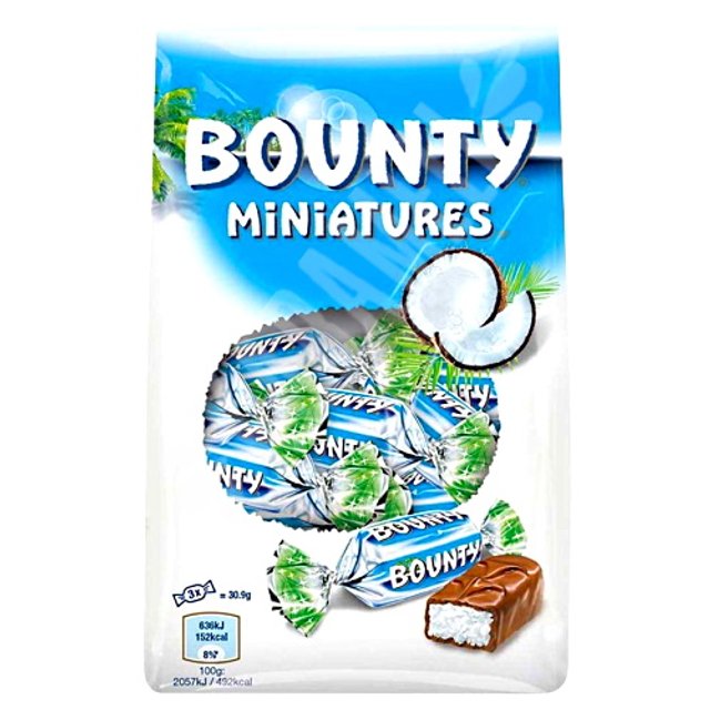 Bounty Miniatures - Chocolate ao Leite Recheio Coco - Austria
