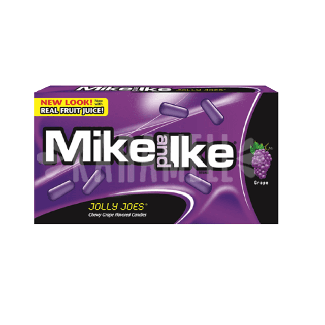 Mike and Ike Jolly Joes - Chewy Grape - Importado USA