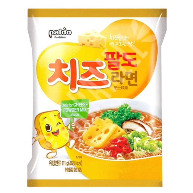 Lamen Cheese Ramyun Sabor Queijo - Paldo - Importado Coreia