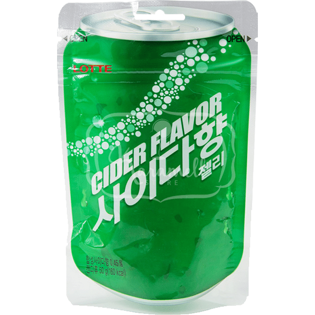 Lotte Cider Flavor - Balas Gummy Soda - Importado da Coreia