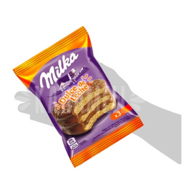 Milka Doce de Leite - Alfajor x3 Camadas Recheado - Importado da Argentina