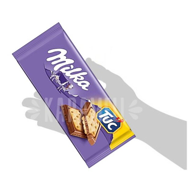 Milka Tuc - Chocolate ao Leite & Biscoito - Importado da Hungria - 87g