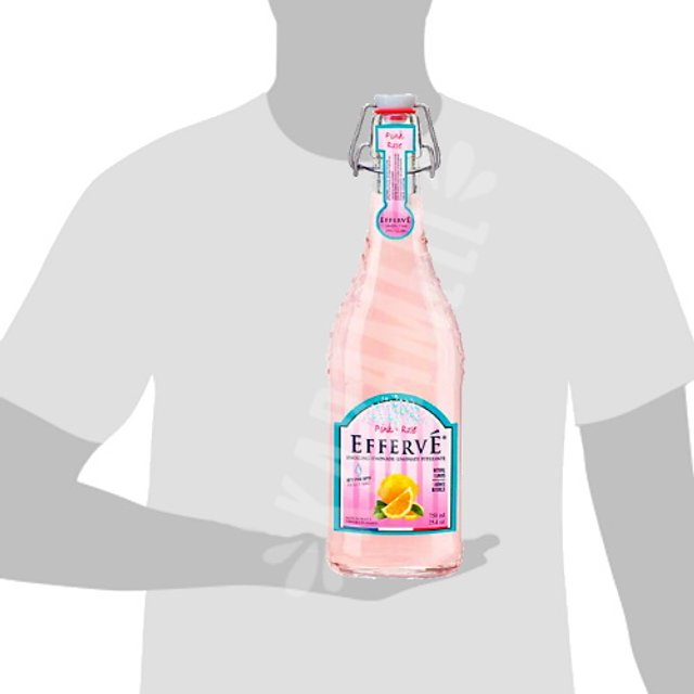 Água Com Gás Saborizada Rose Pink Limonade  - Effervé - França