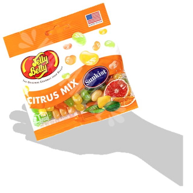Balas Mastigáveis Jelly Belly Citrus Mix Sunkist - Importado EUA