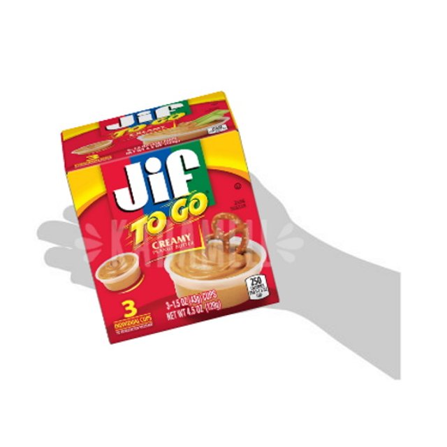 To Go Creamy Peanut Butter - Jif Manteiga de Amendoim - Importado EUA