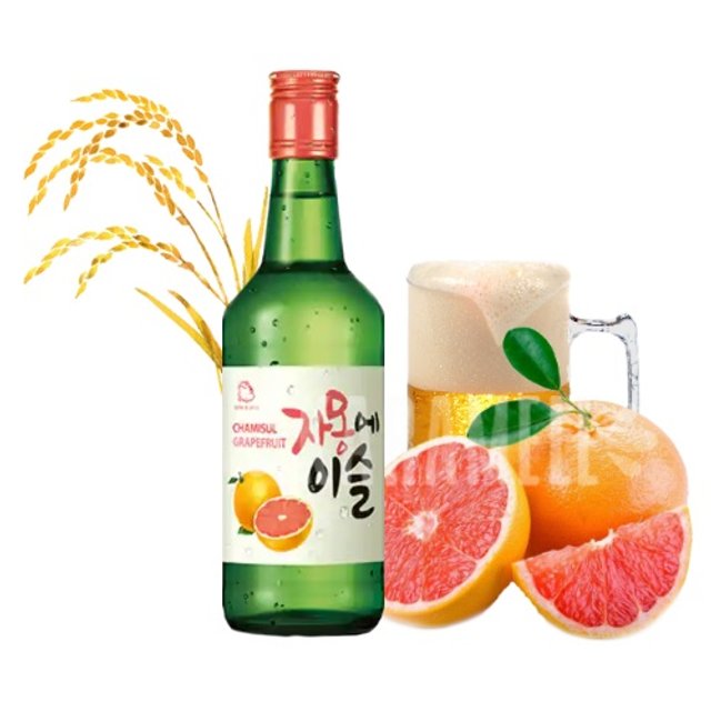 Jinro Chamisul - Grapefruit - Importado da Coréia