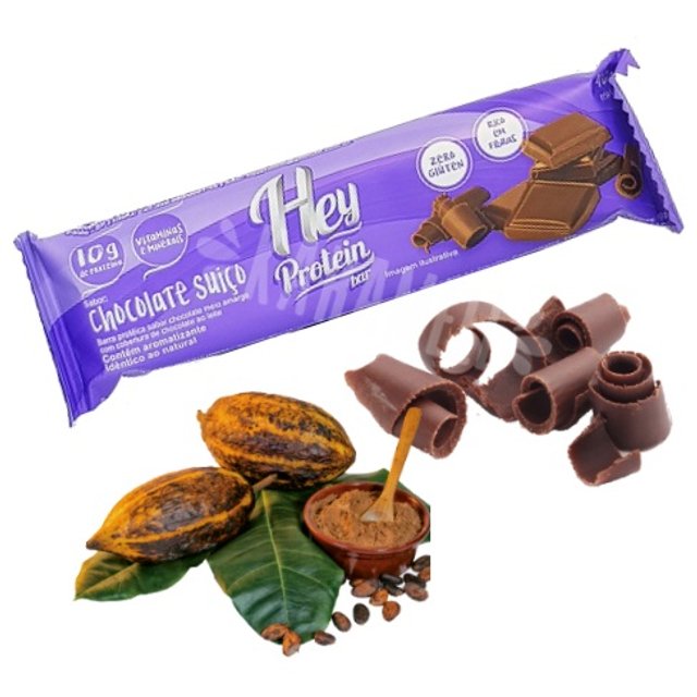 Hey Protein - Barra de Proteína - Chocolate Suiço