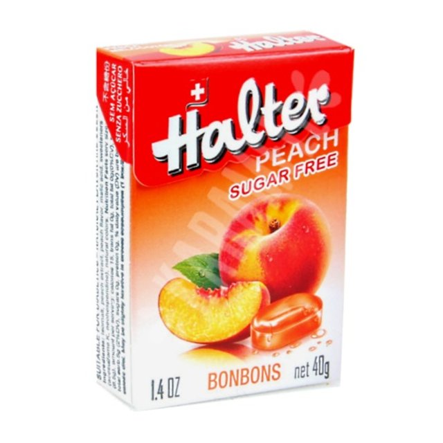 Balas sabor Pêssego - Halter - Importado da Suíça