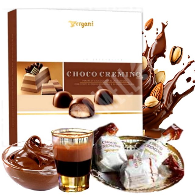 Le Specialità Choco Cremino Crema Nocciolo Mandorla - Vergani - Itália