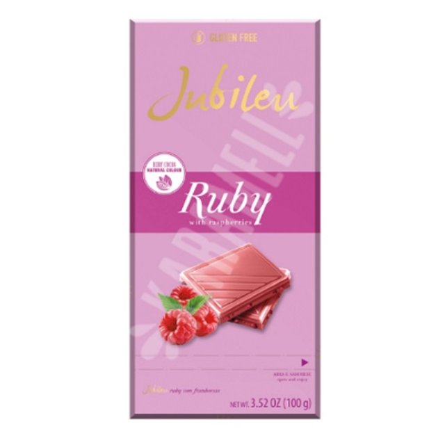 Barra Chocolate Ruby com Framboesa - Jubileu - Portugal