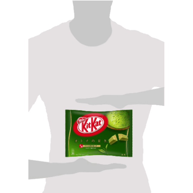 Doces Importados do Japão no Brasil - ATACADO - 6x pacotes de Kit Kat de Chá Verde * Green Tea