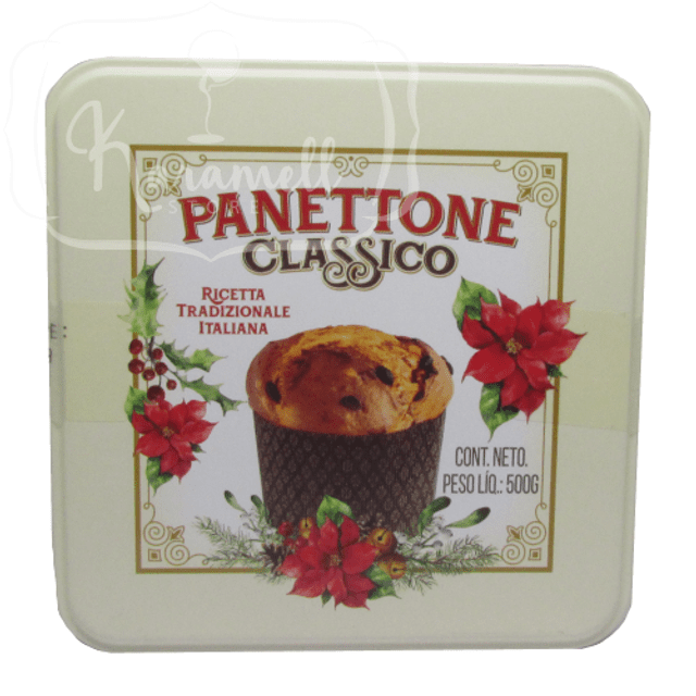 Panettone Premium - Panetone Com Laranjas Cristalizadas e Uvas Passas - Importado da Itália