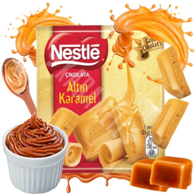 Chocolate Branco Caramelizado Altin Karamel - Nestlé - Turquia