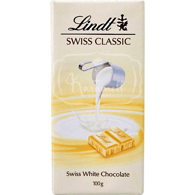 Chocolate Lindt - Swiss Classic White - Importado da Suiça