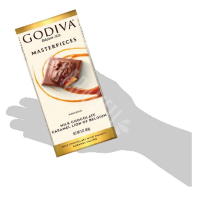 Godiva Masterpieces Milk Chocolate Caramel Lion - Importado EUA