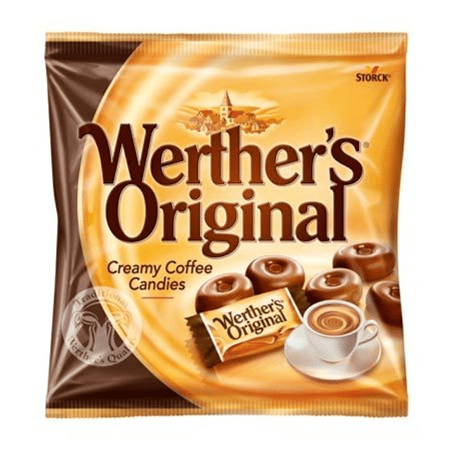 Werther's Creamy Coffee Candies - Balas de Caramelo e Café - Importado da Alemanha