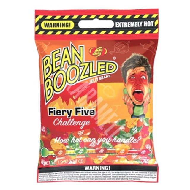 Desafio Bean Boozled 53g Fiery Five Challenge - Jelly Belly - EUA