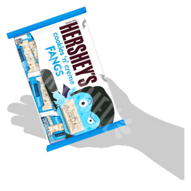 Chocolate Hershey's Fangs Cookies Creme Halloween Importado EUA