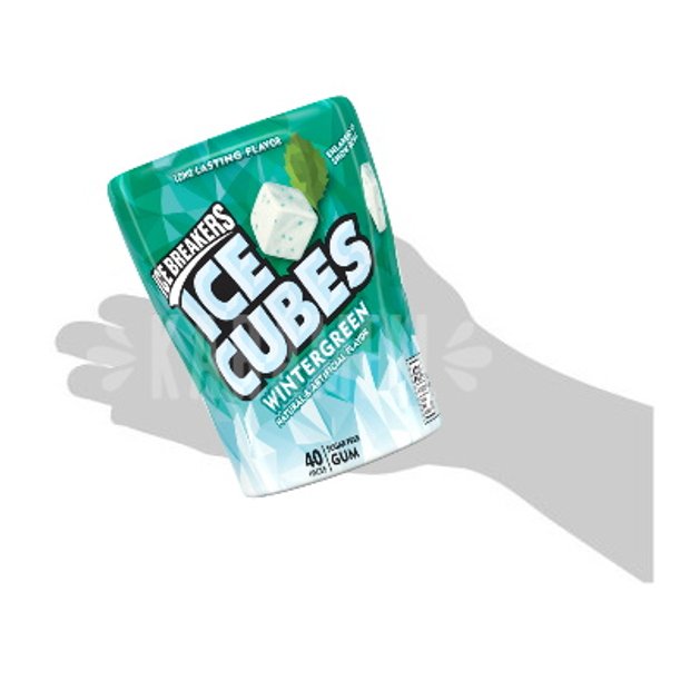 Chiclete Wintergreen Cubes Sugar Free Ice Breakers Importado EUA