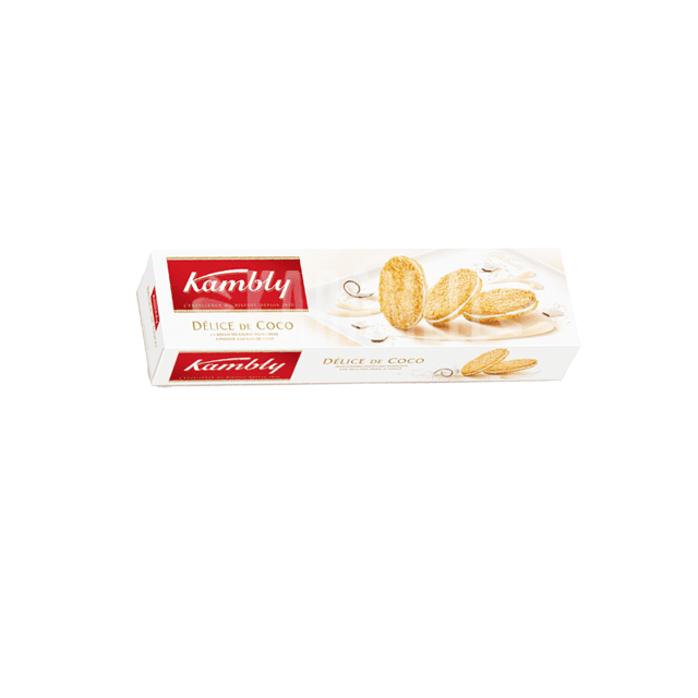 Biscoitos Finos Kambly com Creme de Coco - Importado Alemanha