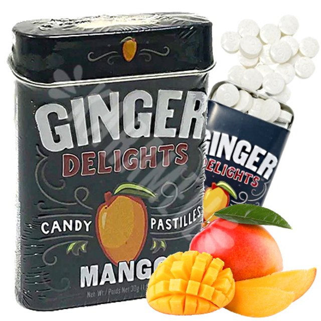 Balas Ginger Delights Mango - Big Sky - Importado Canadá