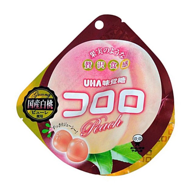 Doces do Japão - Uha - Premium Gummy Candy - Balas Sabor Pêssego