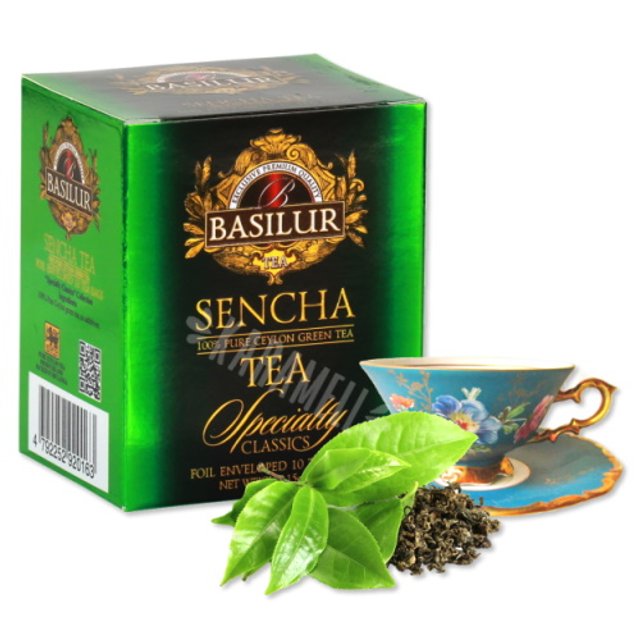 Chá Basilur - Specialty Classics Sencha Green - Importado Sri Lanka