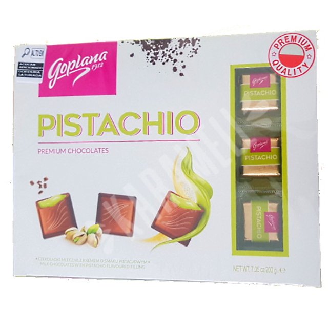 Pistachio Preminum Chocolates - Goplana - Polônia