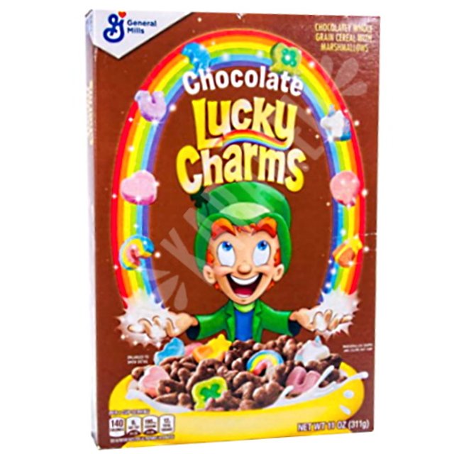 Cereal Lucky Charms Chocolate & Marshmallows - General Mills - EUA